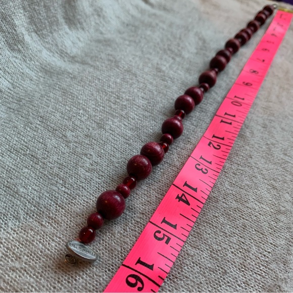 URANIUM strong pink short necklace - Picture 8 of 9